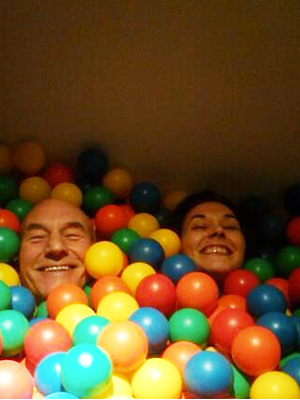 Sunny Ozell Patrick Stewart Marriage Twitter Picture